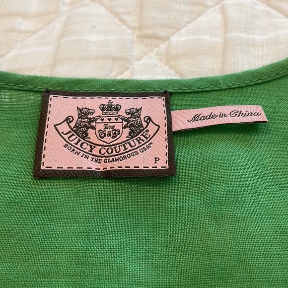 Juicy Couture Green Shift Dress - Picture 4 of 5